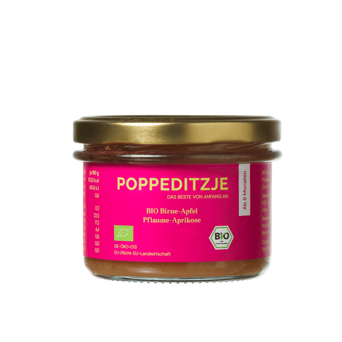 ORGANIC pear-apple-plum-apricot