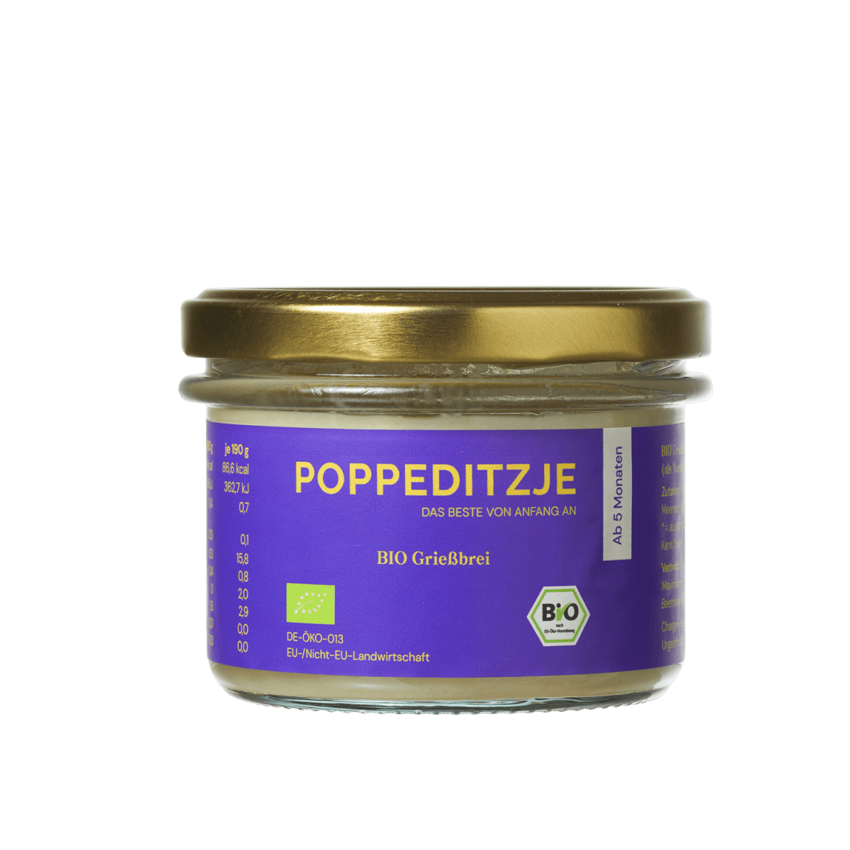 BIO Grießbrei - Poppeditzje
