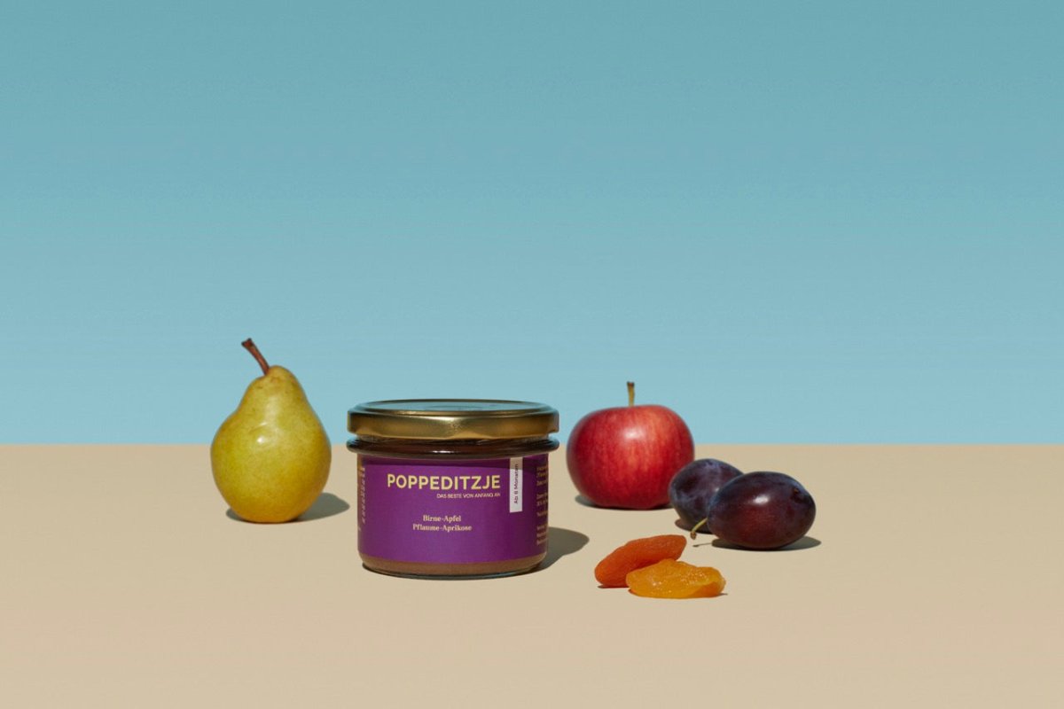 BIO Birne - Apfel - Pflaume - Aprikose - Poppeditzje