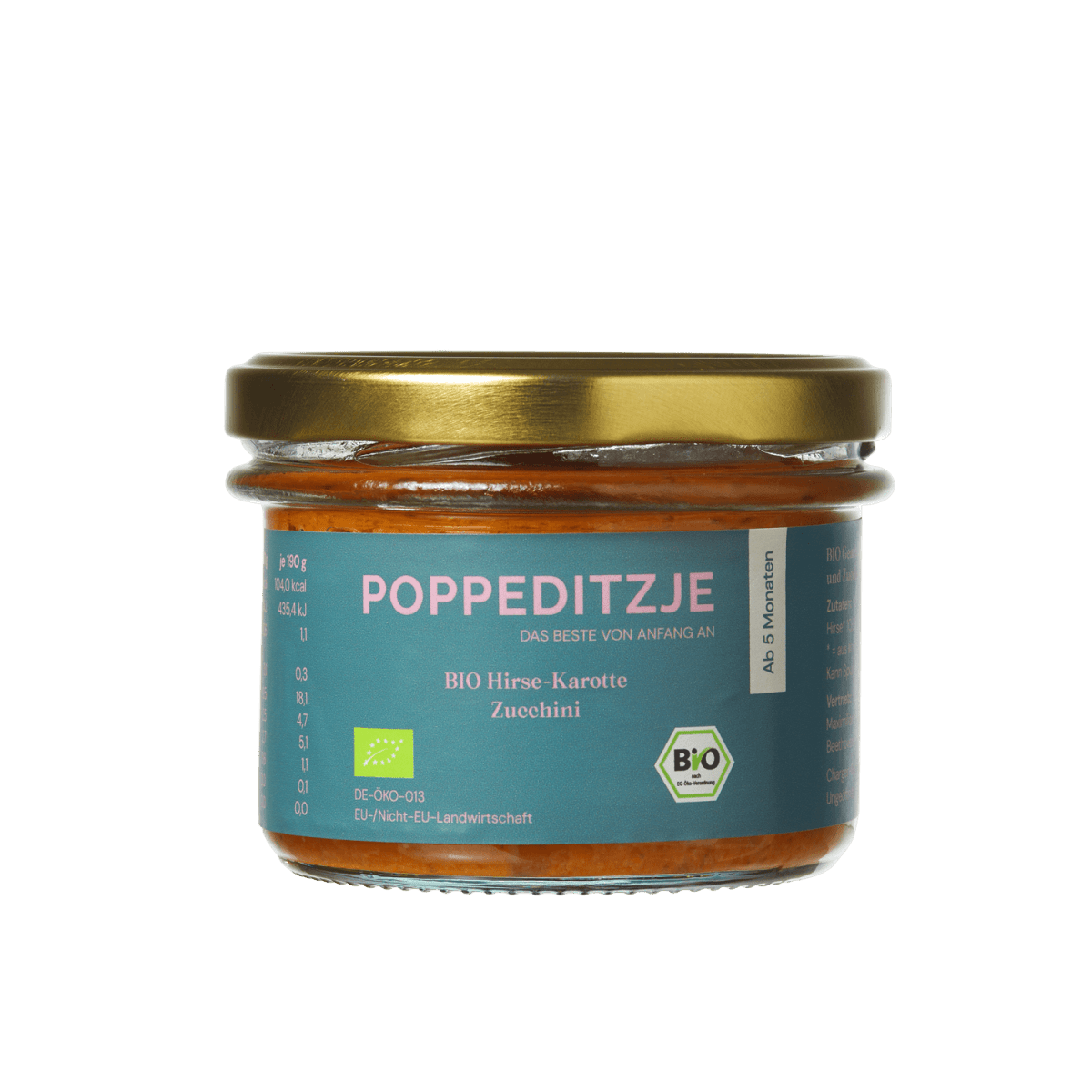 BIO Hirse - Karotte - Zucchini - Poppeditzje