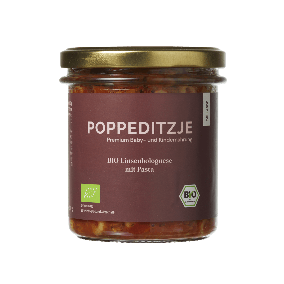 BIO Linsenbolognese mit Pasta - Poppeditzje
